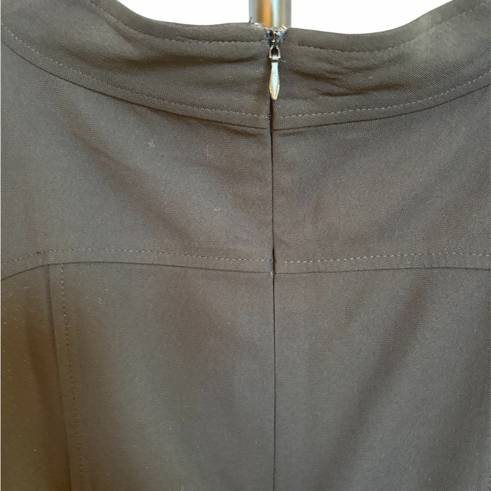 Ellen Tracy Black Mini Dress with Cap Sleeves - Picture 6 of 8